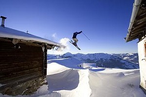 Skispass in den Kitzbüheler Alpen in Tirol