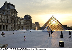 Der Louvre in Paris, Frankreich