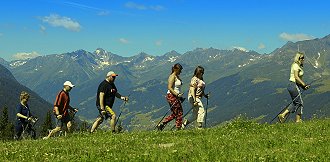 Wandern auf der Medrigalm in See im Paznaun