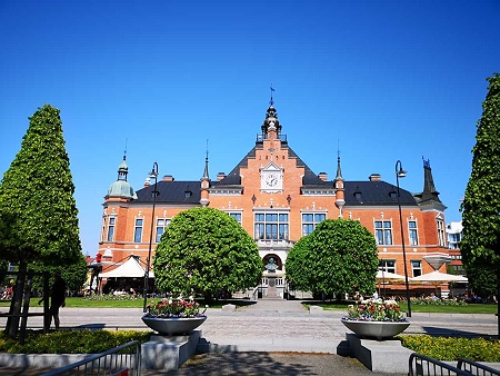 Umea am Bottnischen Meerbusen in Nordschweden