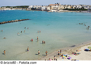 Strand bei Otranto, Adria, Apulien