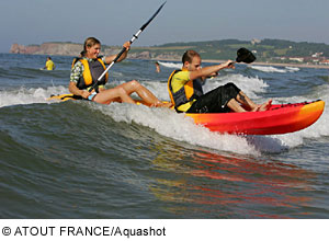 Strand vor Aquitanien