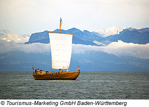 Schiff auf dem Bodensee, Deutschland