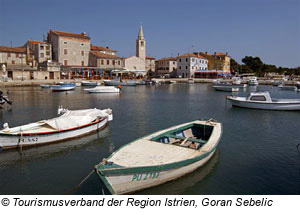 Hafen von Fazana, Istrien
