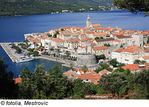 Korcula in der Region Sibenik-Knin