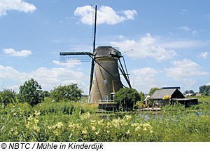 Mühle in Kinderdijk, Niederlande