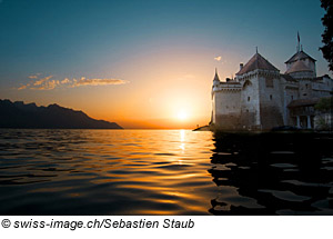 Schloss Chillon am Genfersee
