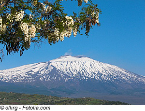 Blick auf den Etna, Sizilien
