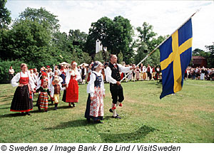 Mittsommernachtsfest in Südschweden
